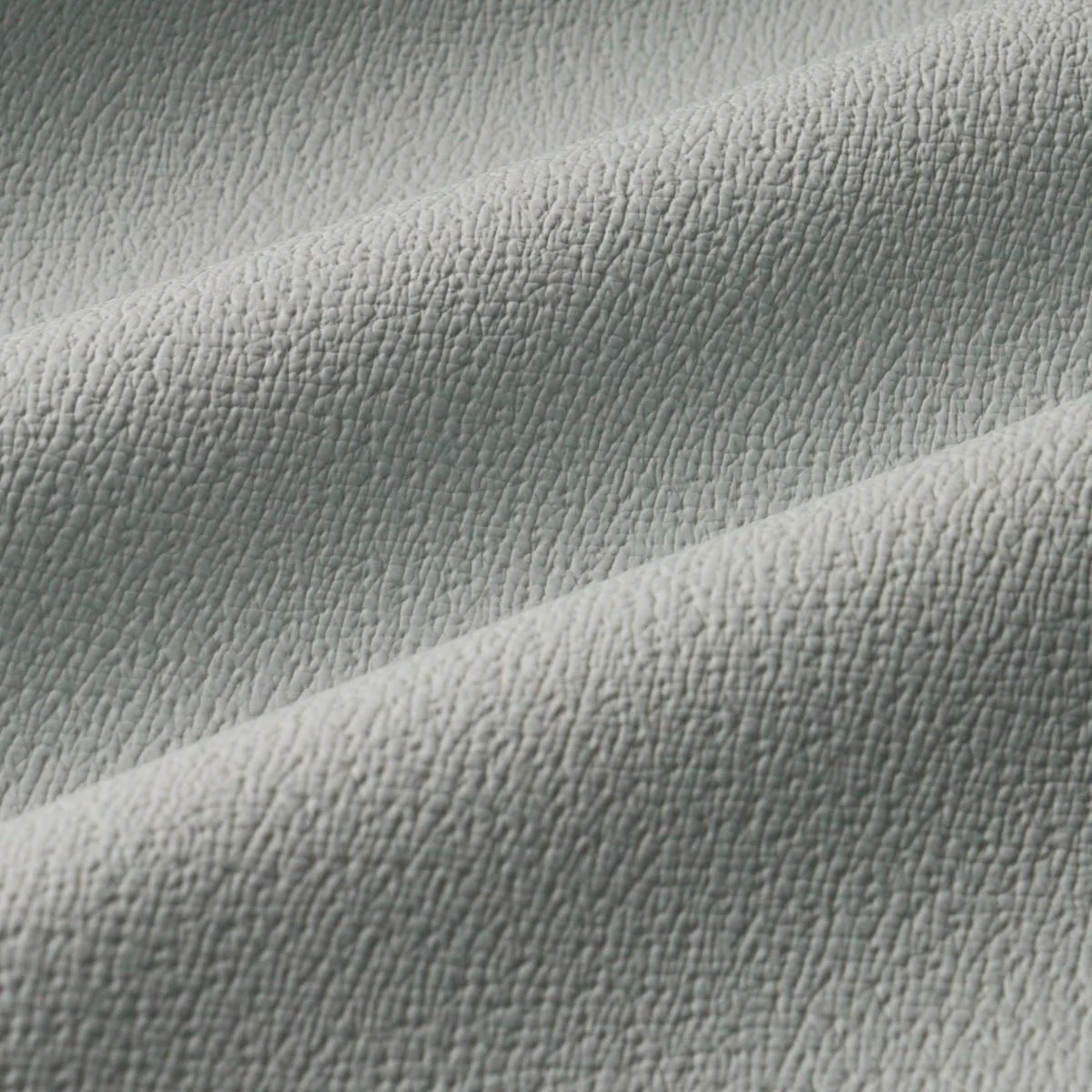 Schumacher 87302 Textured Vegan Leather Fog fabric swatch