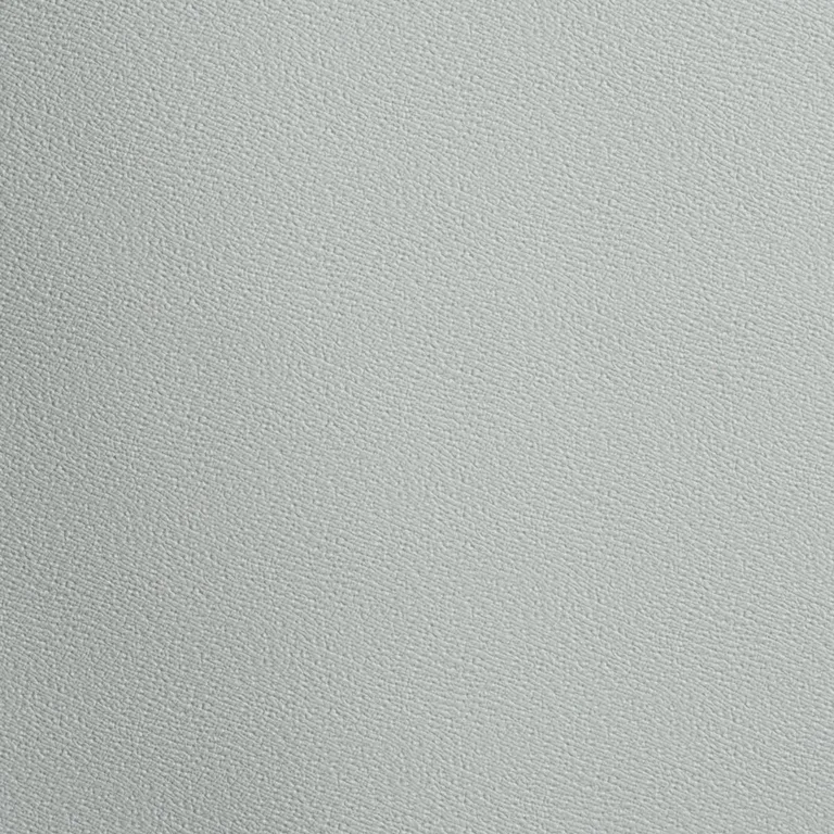 Schumacher 87302 Textured Vegan Leather Fog fabric swatch