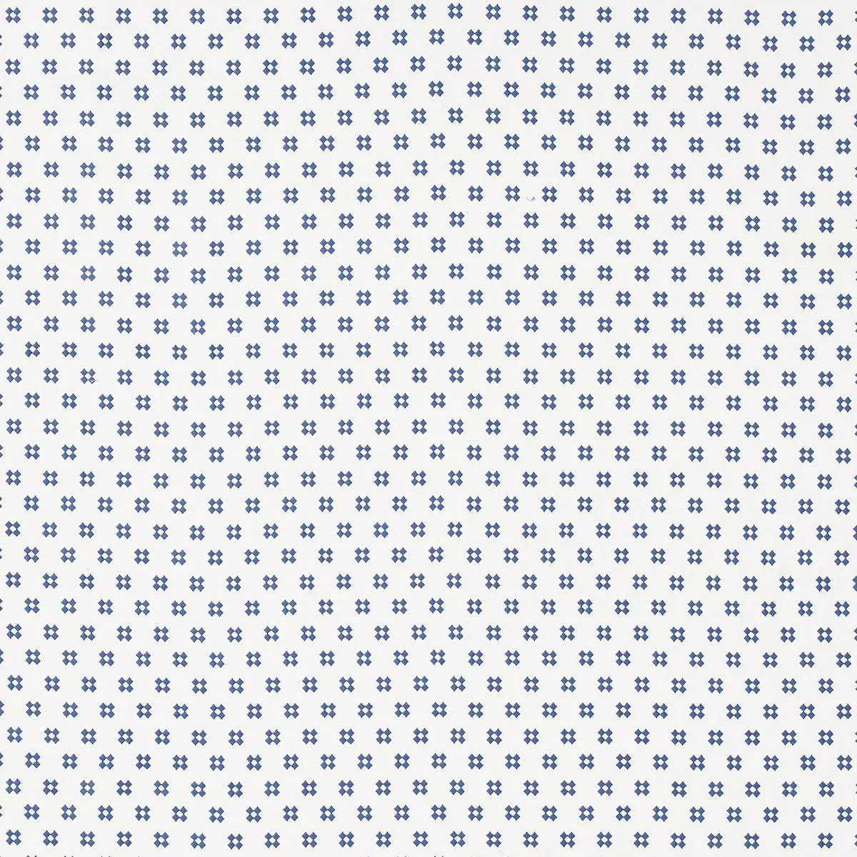 Schumacher 82121 Thandie Embroidery Blue On Ivory fabric swatch