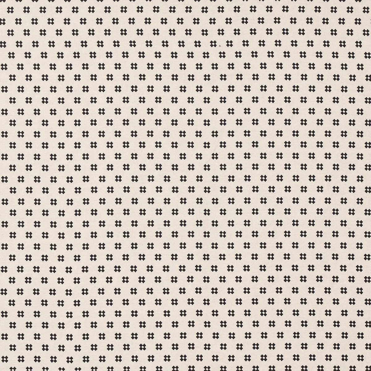 Schumacher 82120 Thandie Embroidery Carbon On Natural fabric swatch