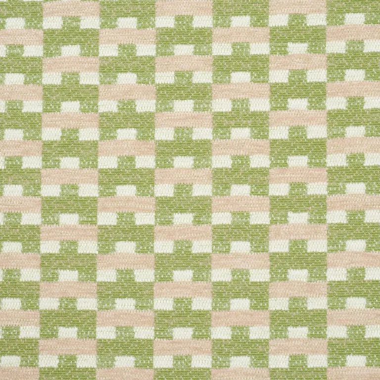 Schumacher 87662 Thatcher Performance Green fabric swatch