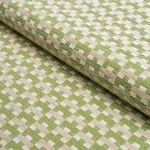 Schumacher 87662 Thatcher Performance Green fabric swatch