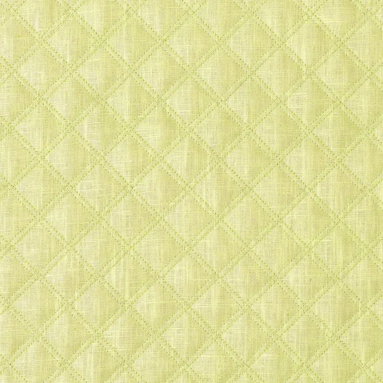 Schumacher 62153 Thayer Matelassé Linen Pear fabric swatch