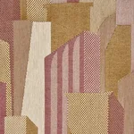 Schumacher 86831 The City's Silent Lines Indoor/Out Merlot fabric swatch