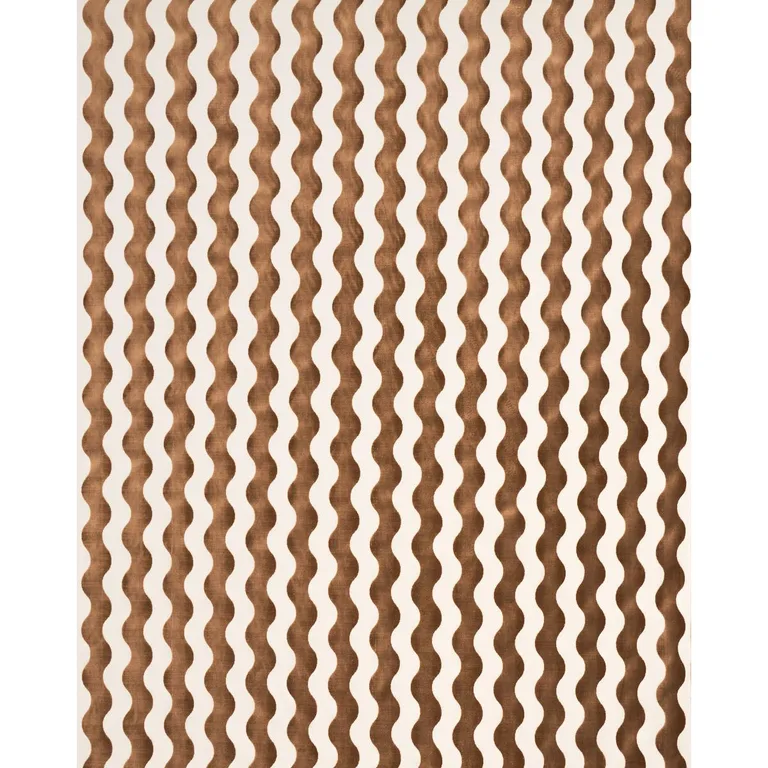 Schumacher 69426 The Wave Velvet Camel fabric swatch
