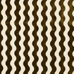Schumacher 69421 The Wave Velvet Chocolate fabric swatch