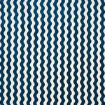 Schumacher 69423 The Wave Velvet Navy fabric swatch