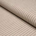 Schumacher 87122 Theo Stripe Brown fabric swatch