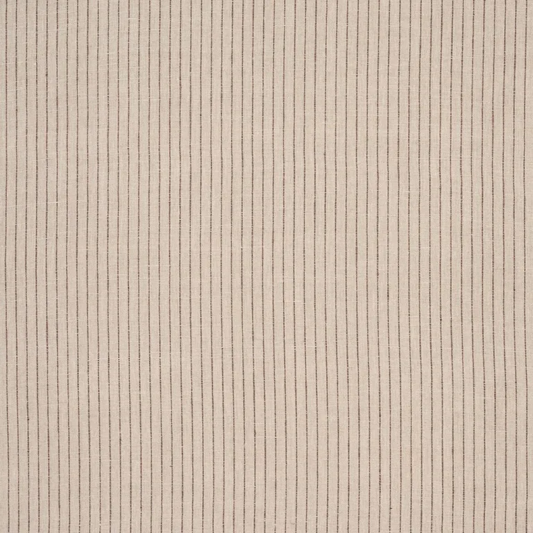 Schumacher 87122 Theo Stripe Brown fabric swatch