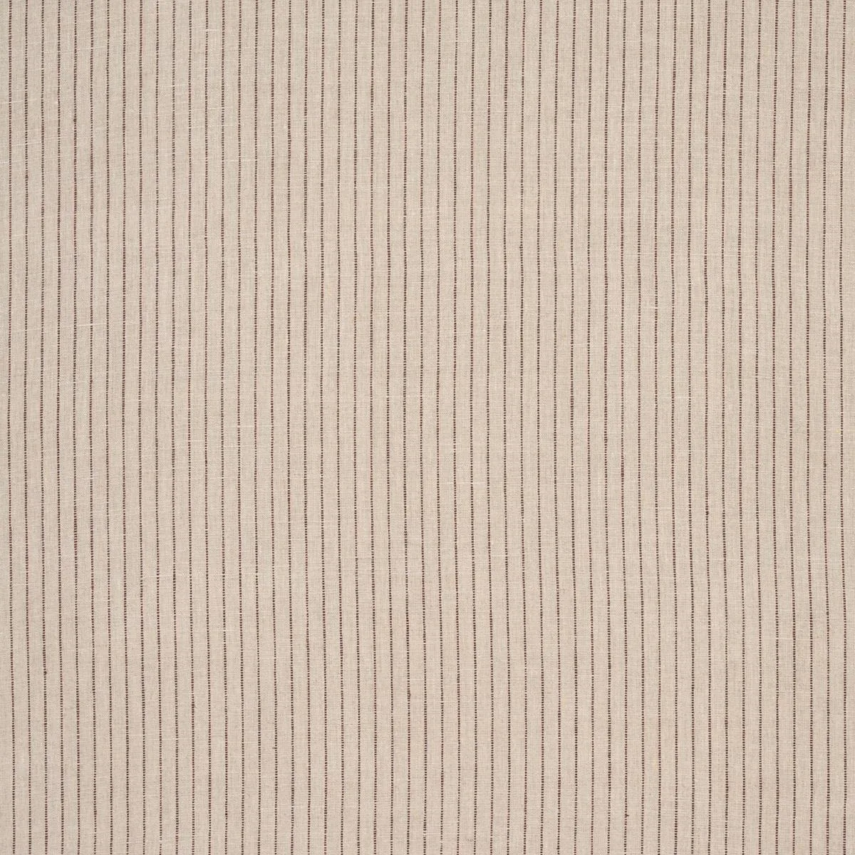 Schumacher 87122 Theo Stripe Brown fabric swatch