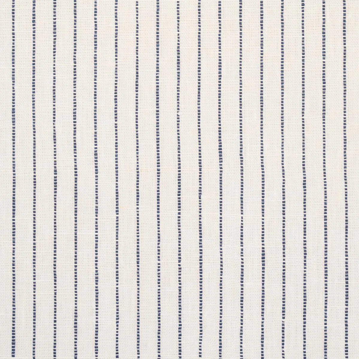 Schumacher 87120 Theo Stripe Indigo fabric swatch