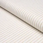 Schumacher 87121 Theo Stripe Neutral fabric swatch
