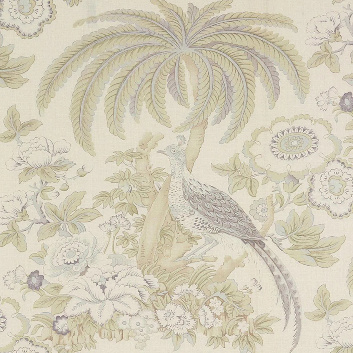 Schumacher 175940 Thicket Wisp fabric swatch