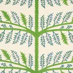 Schumacher 179530 Thistle Ivory fabric swatch