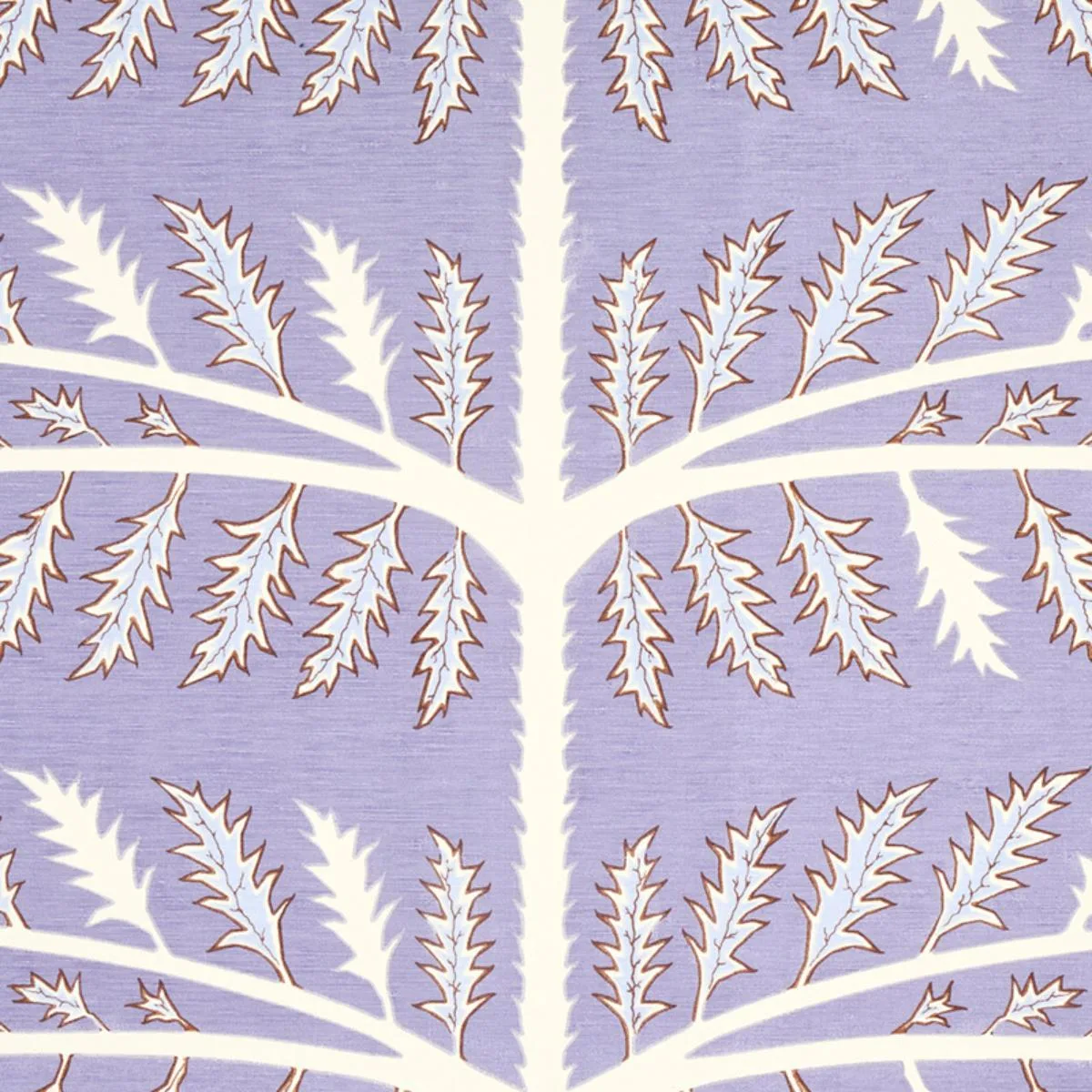 Schumacher 179531 Thistle Lavender fabric swatch
