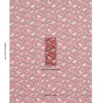 Schumacher 181680 Thistle Vine Red & Gold fabric swatch