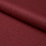 Schumacher 85293 Thompson Merino Windowpane Scarlet fabric swatch