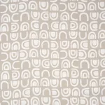 Schumacher 180420 Threshold Printed Linen Ginger fabric swatch