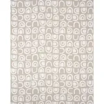 Schumacher 180420 Threshold Printed Linen Ginger fabric swatch