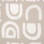 Schumacher 180420 Threshold Printed Linen Ginger fabric swatch