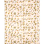 Schumacher 180423 Threshold Printed Linen Salt & Ochre fabric swatch