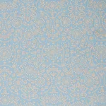 Schumacher 79860 Tiana Embroidery Chambray fabric swatch
