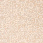 Schumacher 79861 Tiana Embroidery Natural fabric swatch