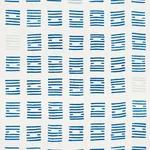 Schumacher 177880 Tiasquam Blue fabric swatch