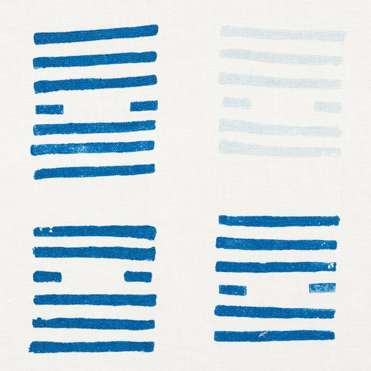 Schumacher 177880 Tiasquam Blue fabric swatch