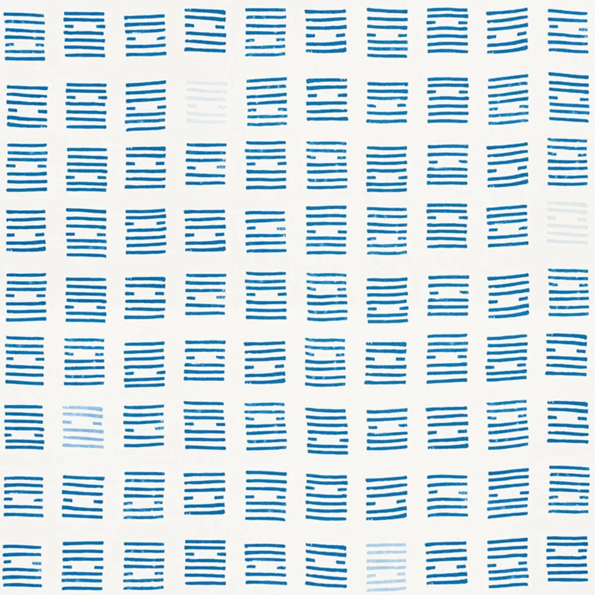 Schumacher 177880 Tiasquam Blue fabric swatch