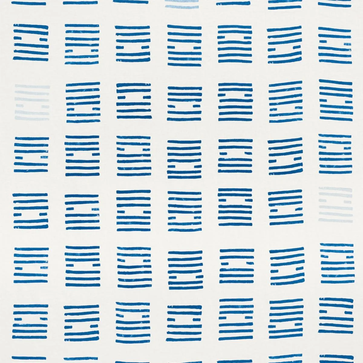 Schumacher 177880 Tiasquam Blue fabric swatch