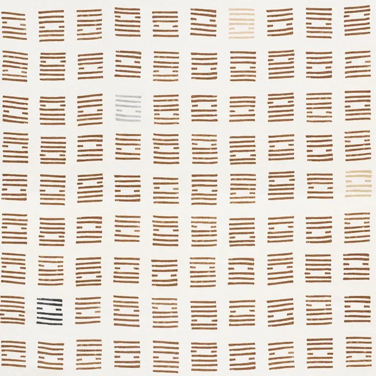 Schumacher 177883 Tiasquam Teak fabric swatch