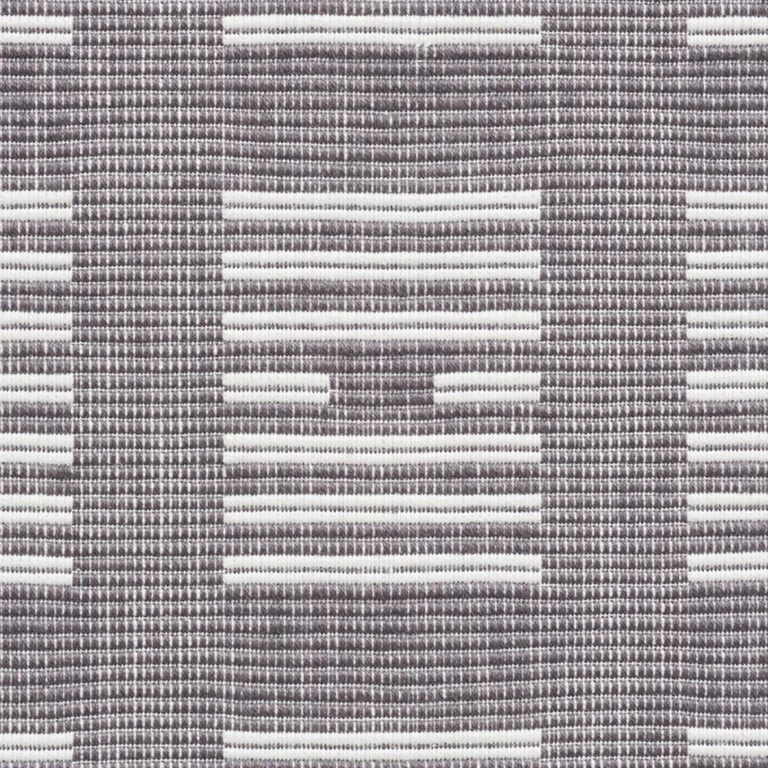 Schumacher 75661 Tiasquam Weave Grey fabric swatch
