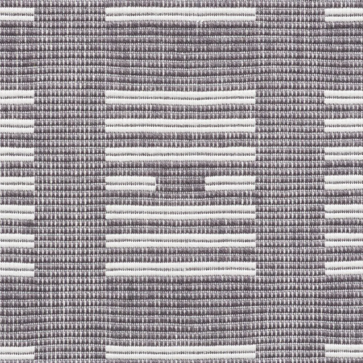 Schumacher 75661 Tiasquam Weave Grey fabric swatch