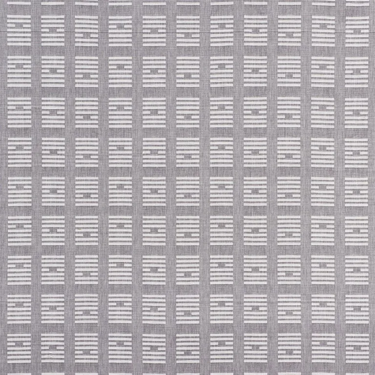 Schumacher 75661 Tiasquam Weave Grey fabric swatch