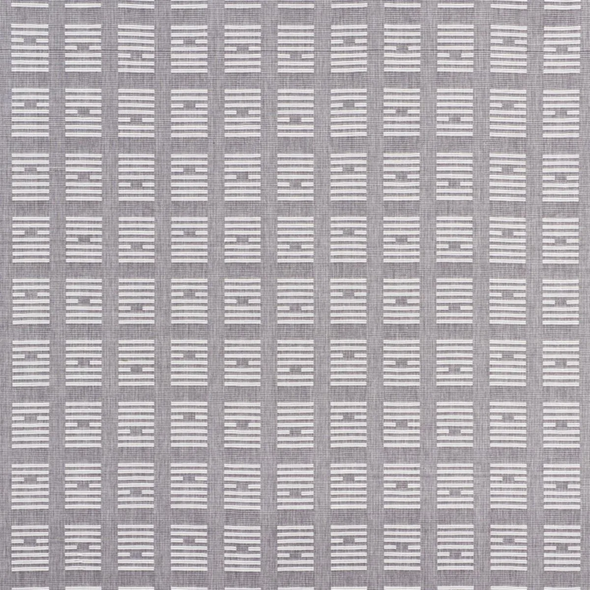 Schumacher 75661 Tiasquam Weave Grey fabric swatch
