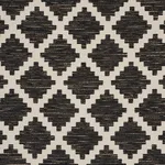 Schumacher 76540 Tibur Black fabric swatch