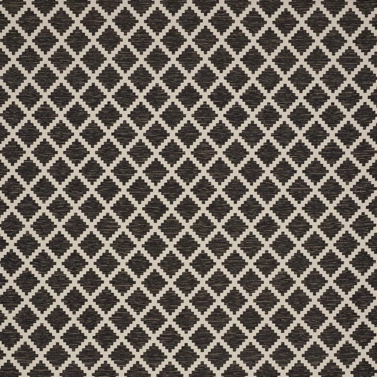 Schumacher 76540 Tibur Black fabric swatch