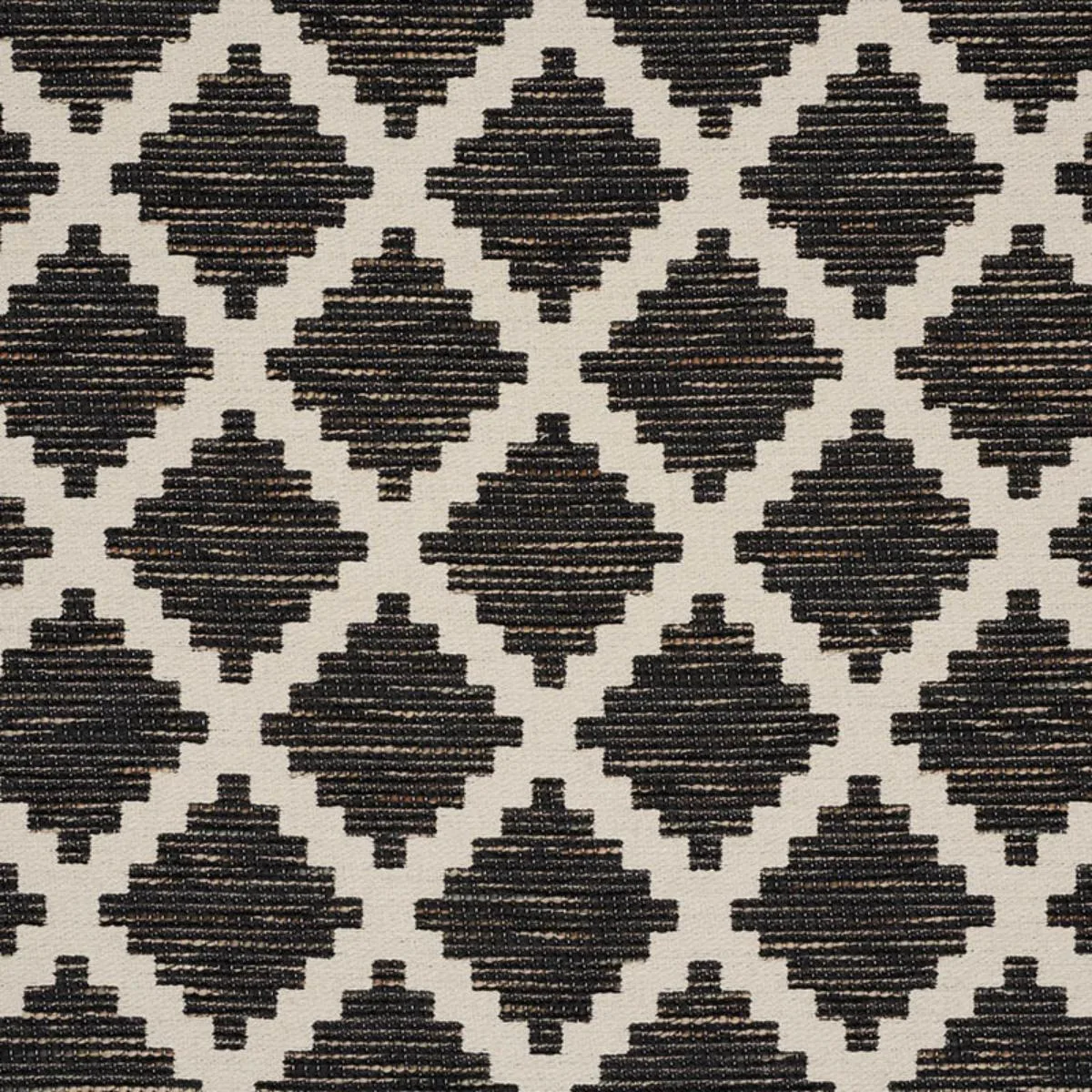 Schumacher 76540 Tibur Black fabric swatch