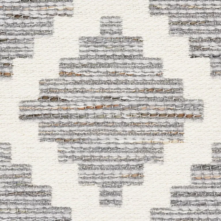 Schumacher 76542 Tibur Grey fabric swatch