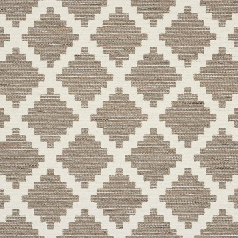 Schumacher 76541 Tibur Neutral fabric swatch