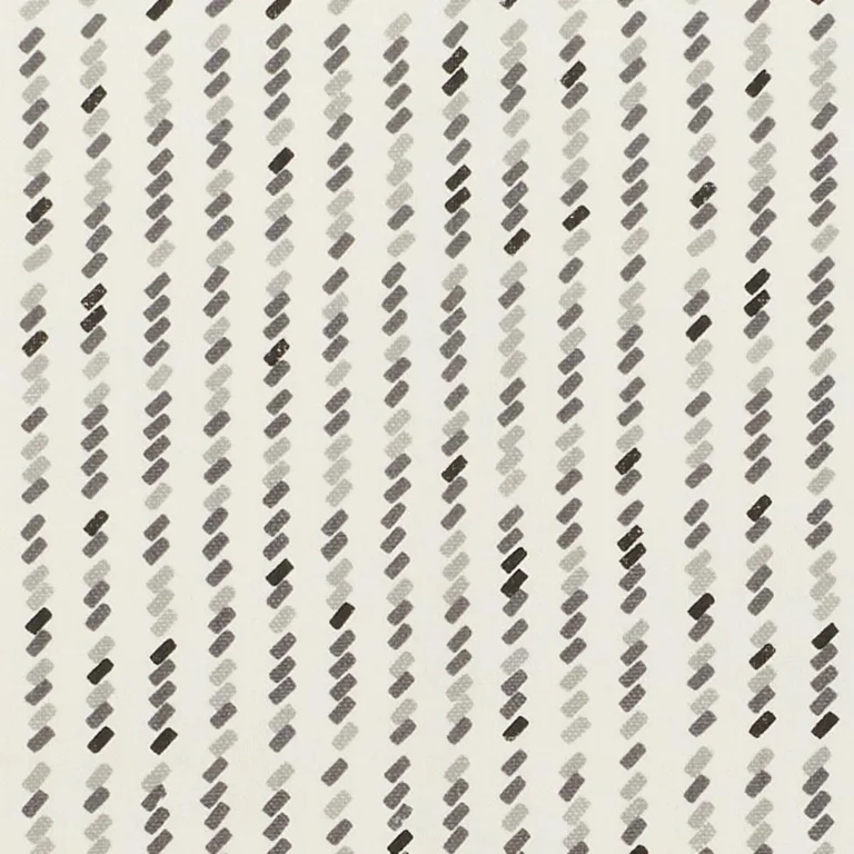 Schumacher 176542 Tic For Tac Black fabric swatch