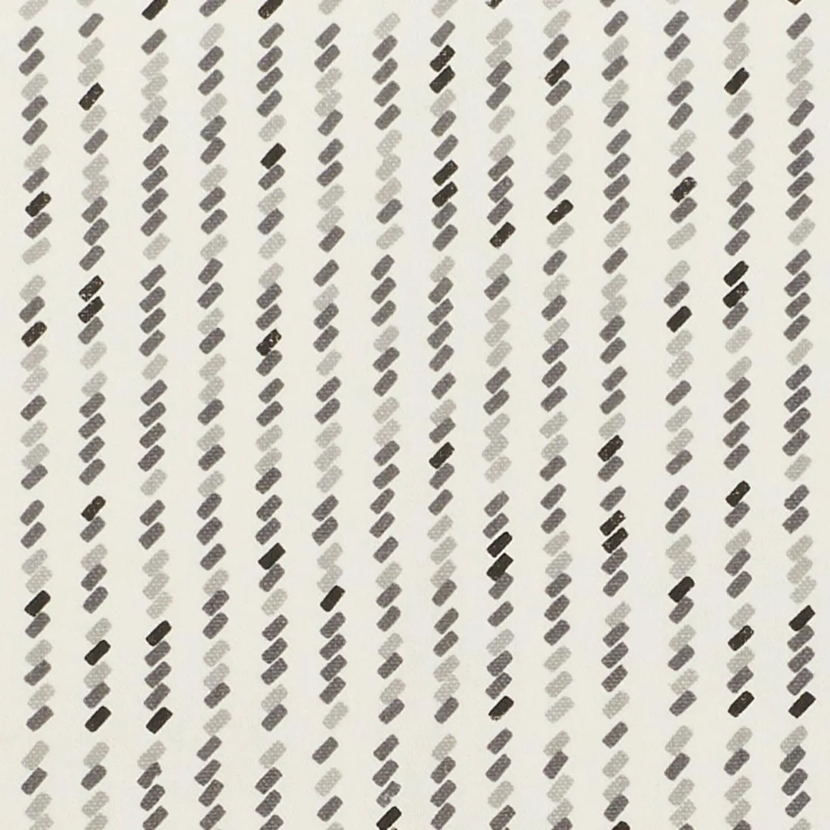 Schumacher 176542 Tic For Tac Black fabric swatch