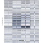 Schumacher 82010 Tierra Stripe Blue fabric swatch