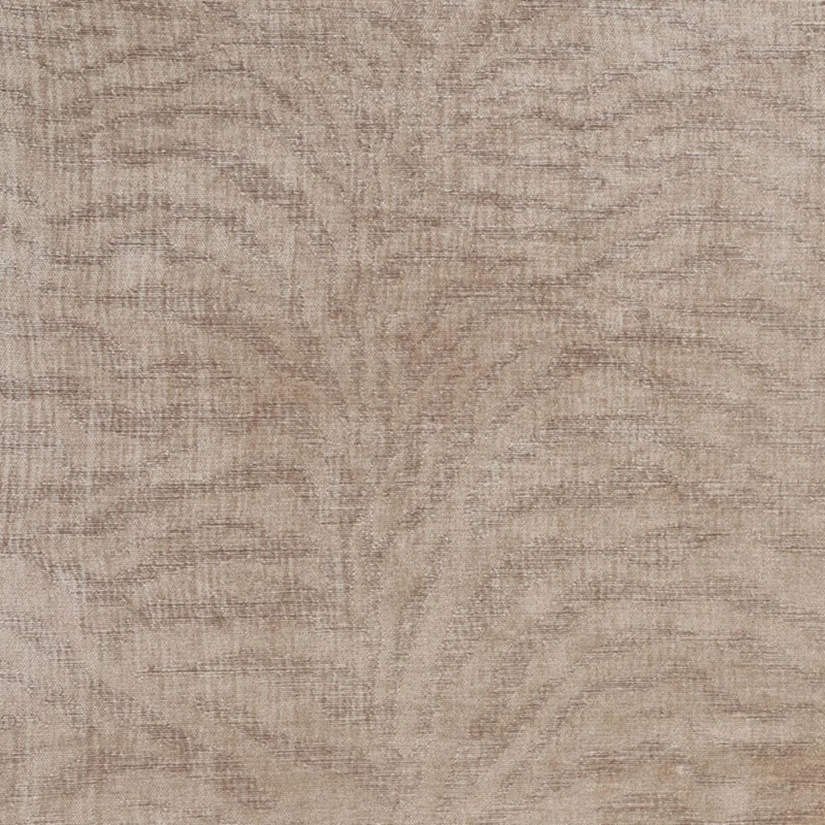 Schumacher 70511 Tiger Chenille Greige fabric swatch