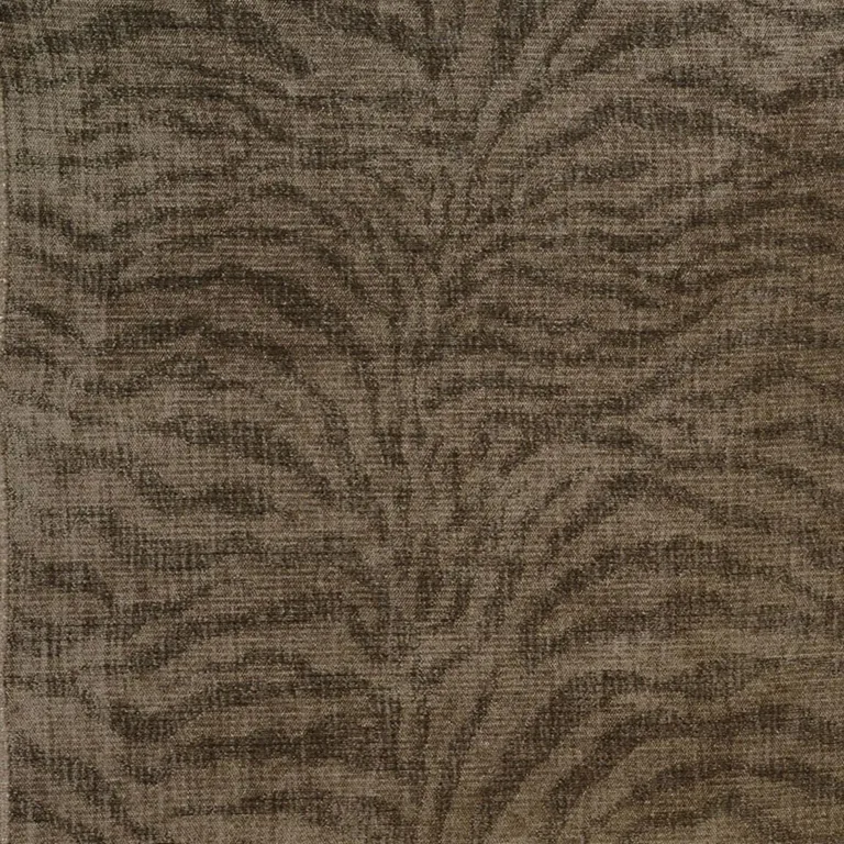 Schumacher 70510 Tiger Chenille Taupe fabric swatch