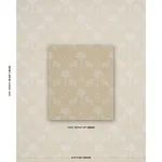 Schumacher 182842 Tiger Palm Silhouette Outdoor Mistral Sand fabric swatch