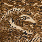 Schumacher 84830 Tigress Velvet Gold fabric swatch