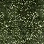 Schumacher 84832 Tigress Velvet Malachite fabric swatch