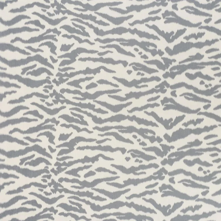 Schumacher 176392 Tigris Graphite fabric swatch